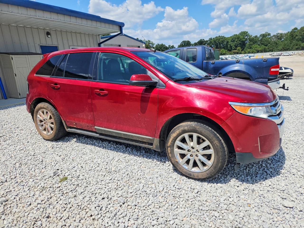 2013 Ford Edge Sel Maroon vin: 2FMDK3J93DBA82221
