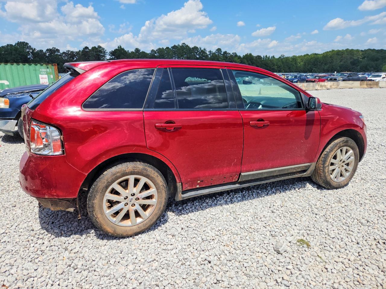 2013 Ford Edge Sel Maroon vin: 2FMDK3J93DBA82221