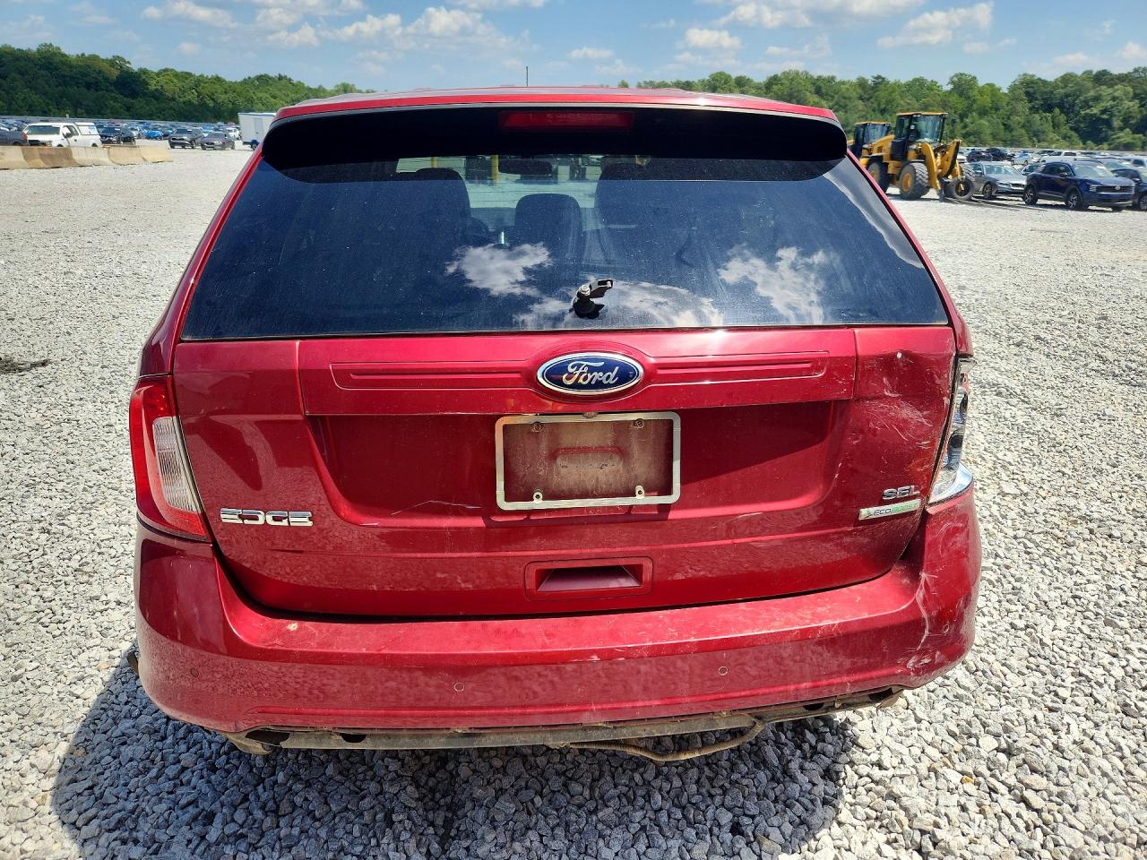 2013 Ford Edge Sel Maroon vin: 2FMDK3J93DBA82221