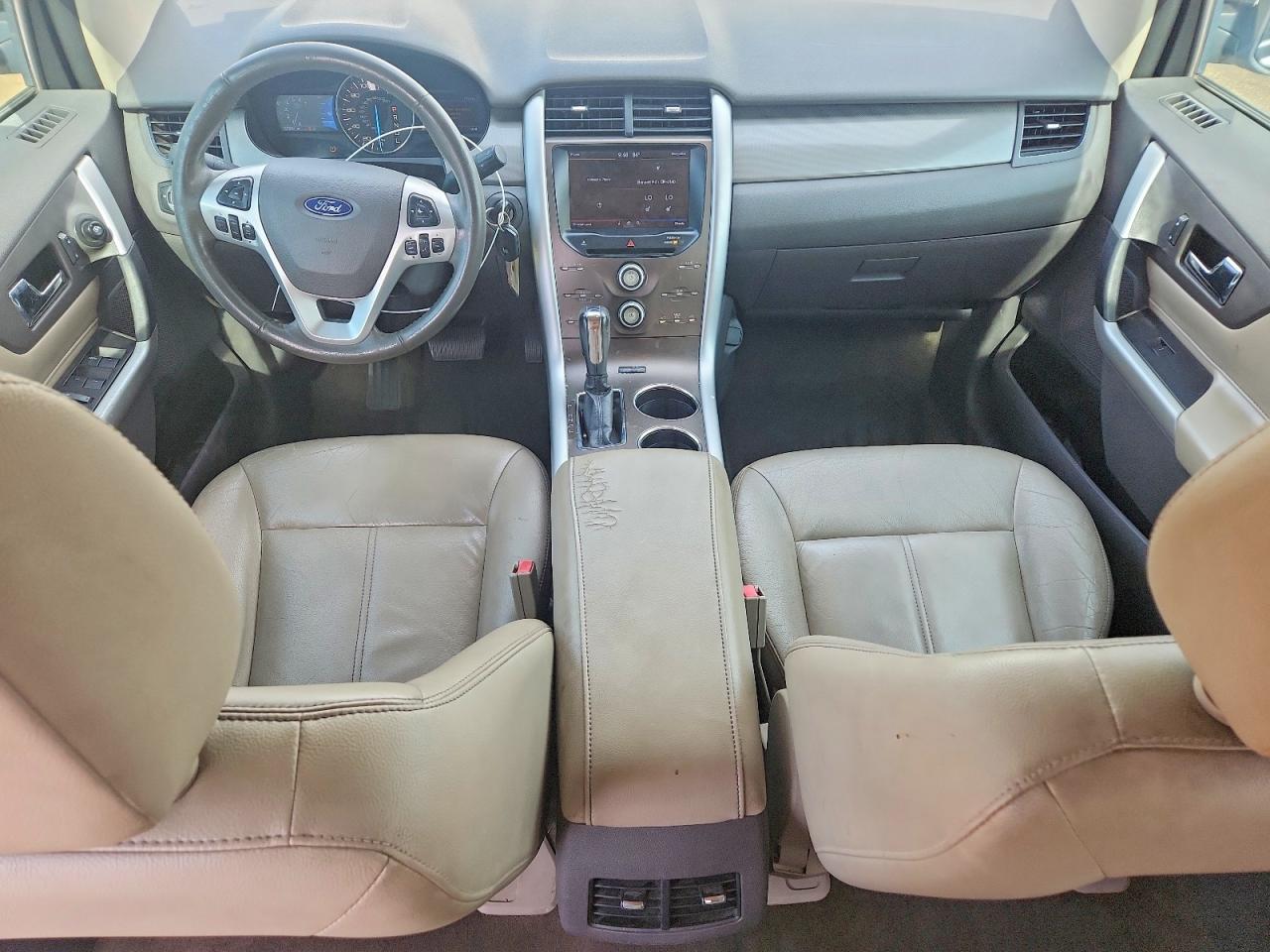 2013 Ford Edge Sel White vin: 2FMDK3J93DBB01429