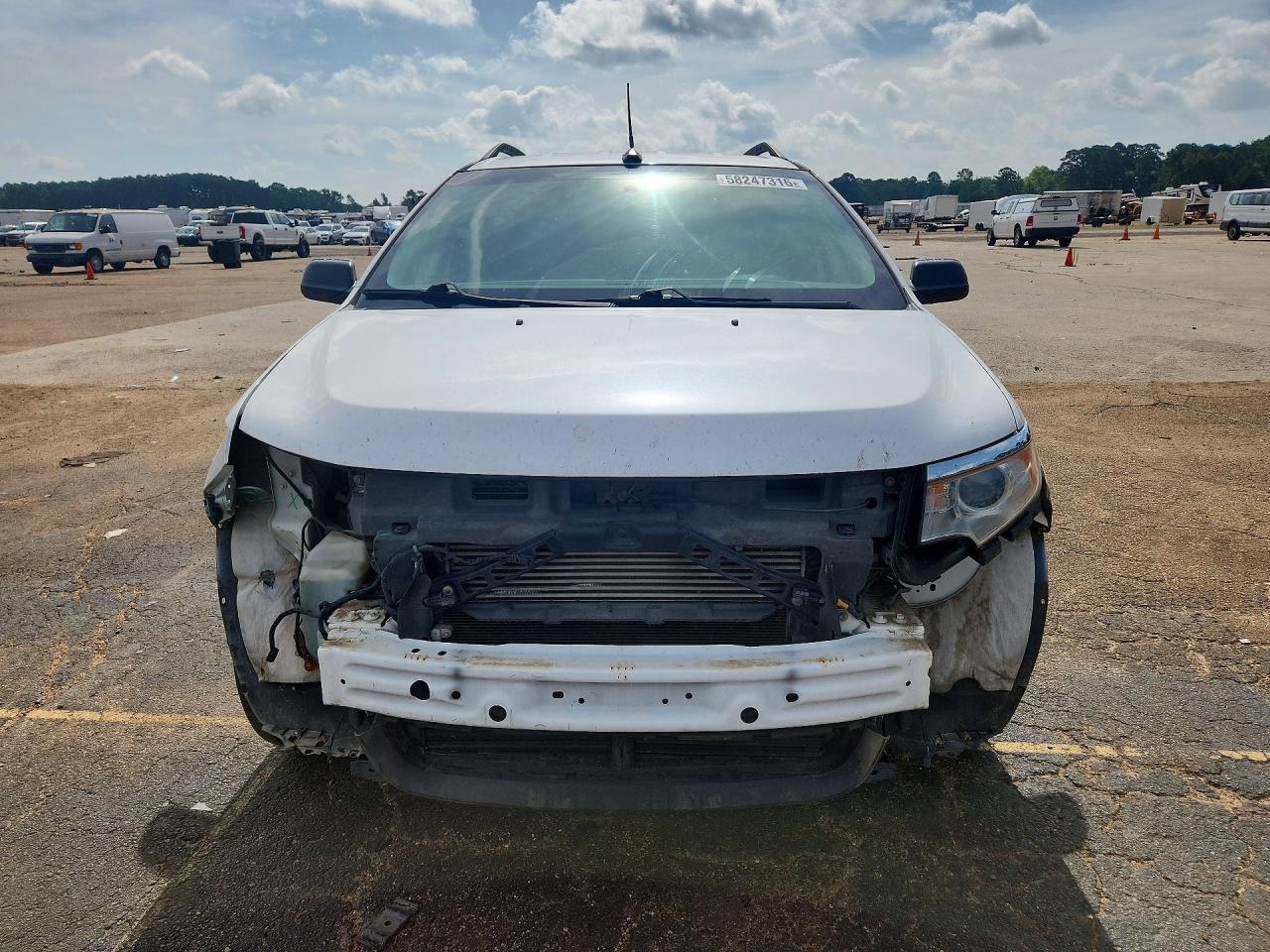 2013 Ford Edge Sel White vin: 2FMDK3J93DBB01429