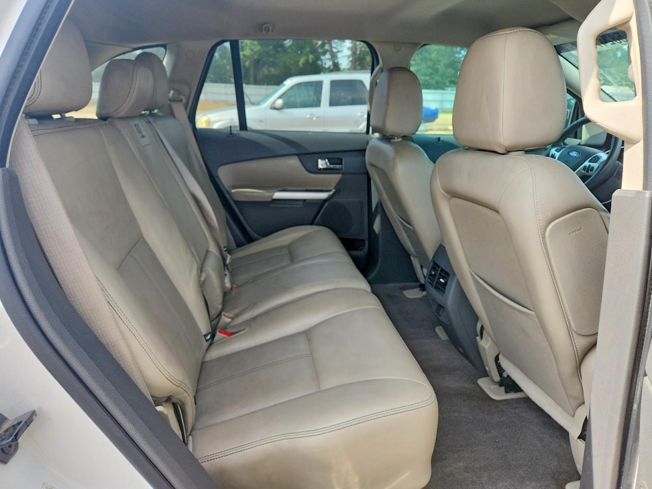 2013 Ford Edge Sel White vin: 2FMDK3J93DBB01429