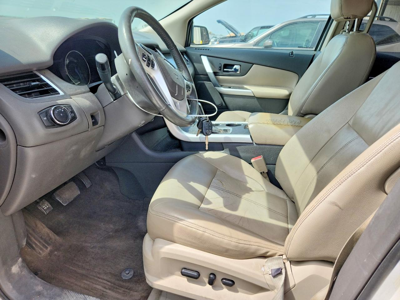 2013 Ford Edge Sel White vin: 2FMDK3J93DBB01639