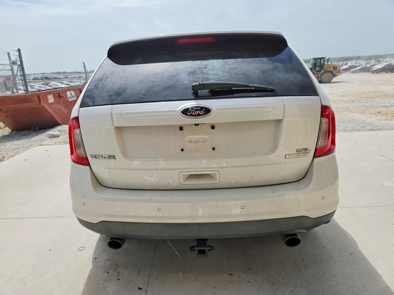 2013 Ford Edge Sel White vin: 2FMDK3J93DBB01639