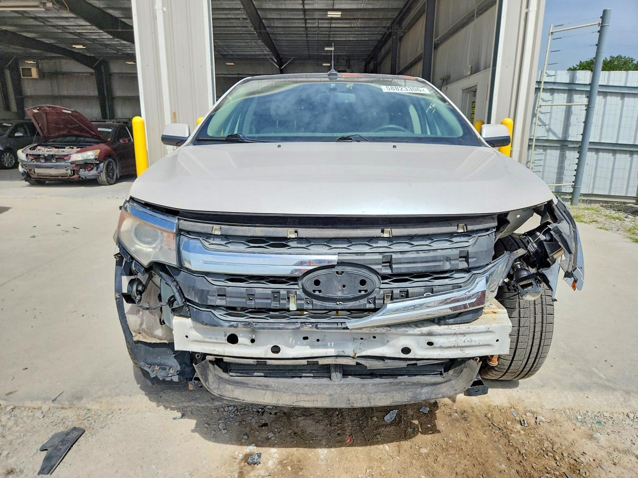 2013 Ford Edge Sel White vin: 2FMDK3J93DBB01639