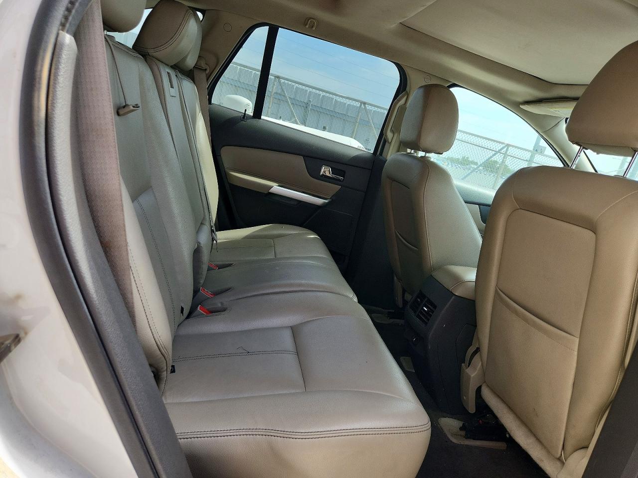 2013 Ford Edge Sel White vin: 2FMDK3J93DBB01639