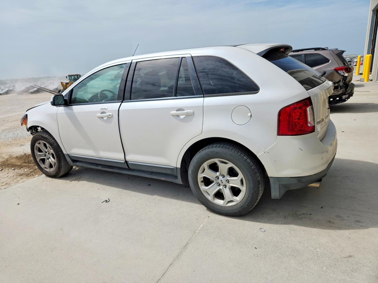 2013 Ford Edge Sel White vin: 2FMDK3J93DBB01639