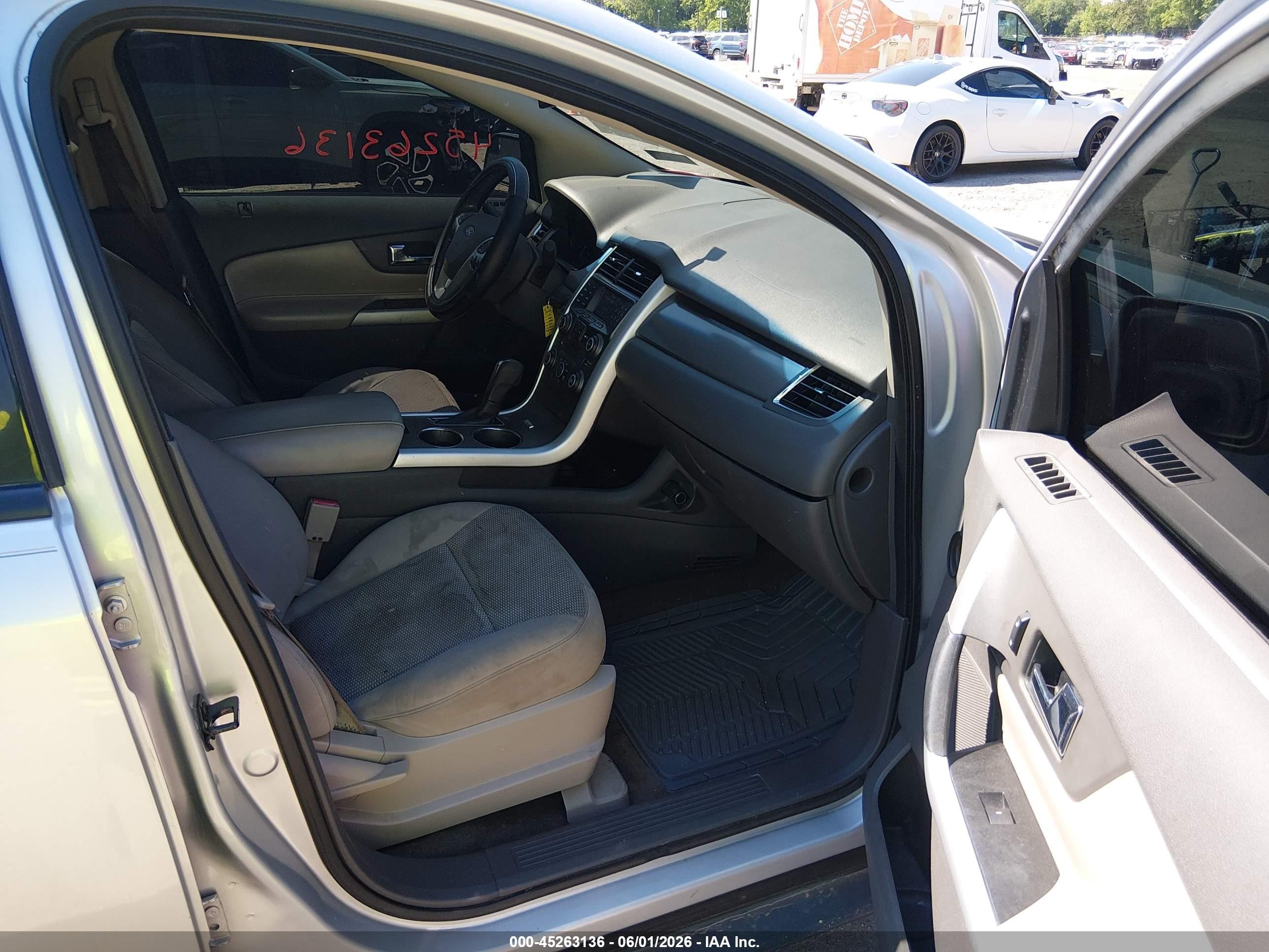 2013 Ford Edge Sel Silver vin: 2FMDK3J93DBB85543