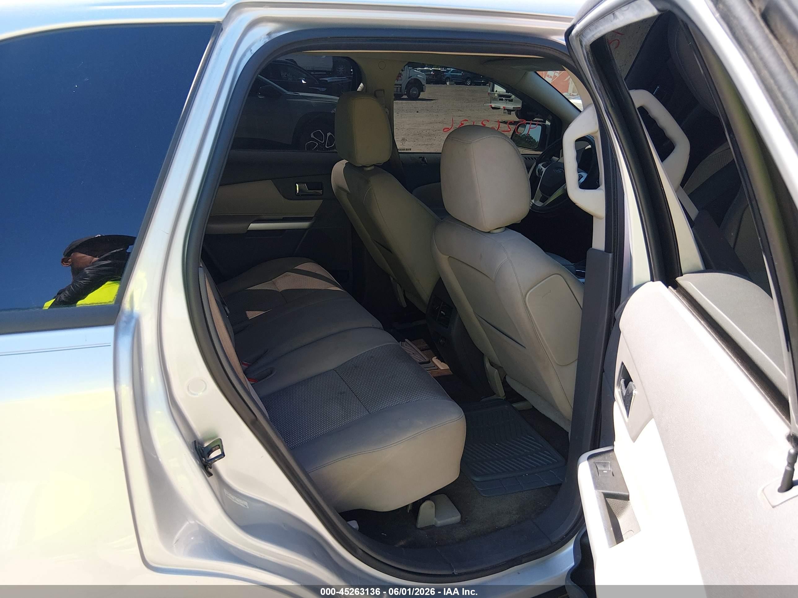 2013 Ford Edge Sel Silver vin: 2FMDK3J93DBB85543