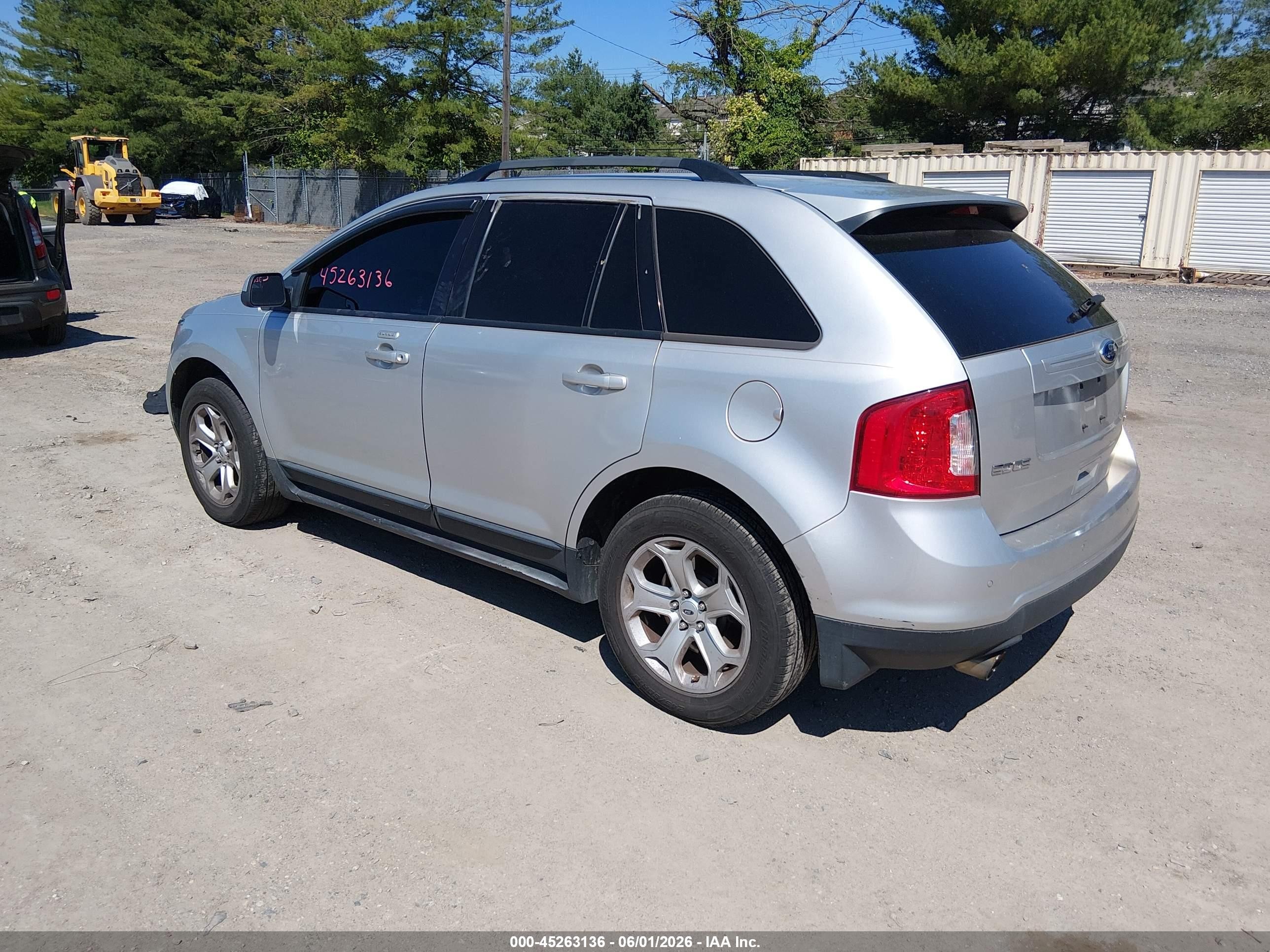 2013 Ford Edge Sel Silver vin: 2FMDK3J93DBB85543