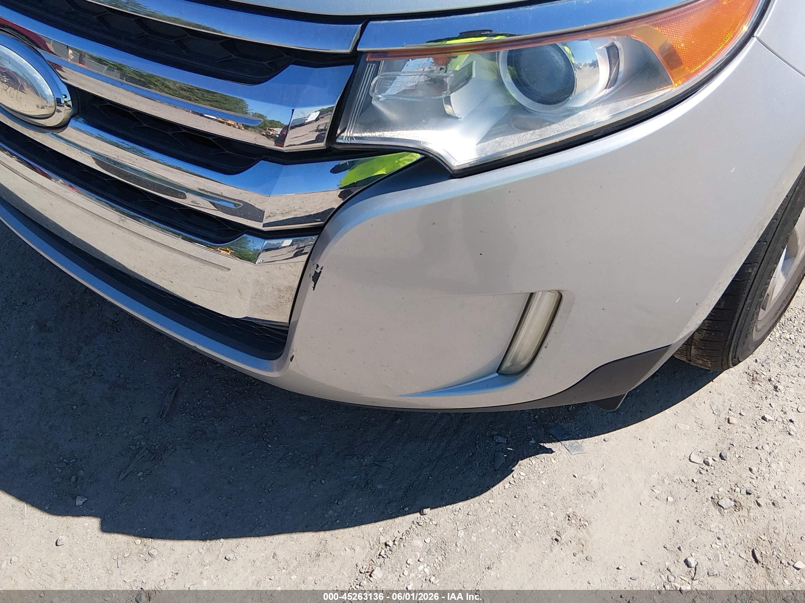 2013 Ford Edge Sel Silver vin: 2FMDK3J93DBB85543