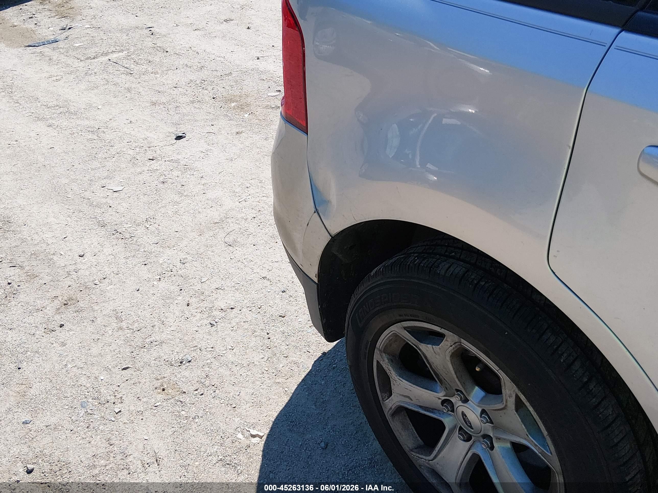 2013 Ford Edge Sel Silver vin: 2FMDK3J93DBB85543