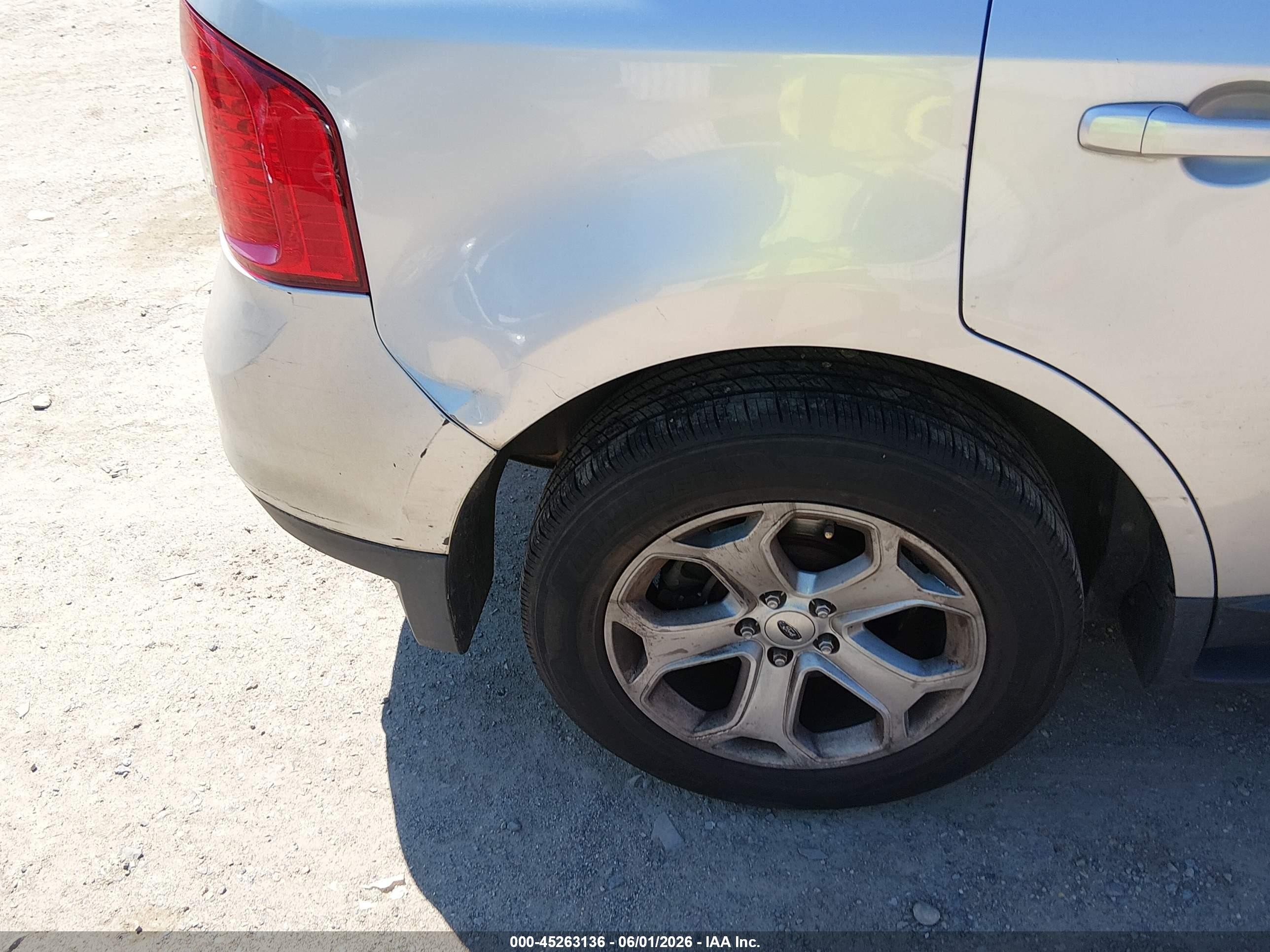 2013 Ford Edge Sel Silver vin: 2FMDK3J93DBB85543