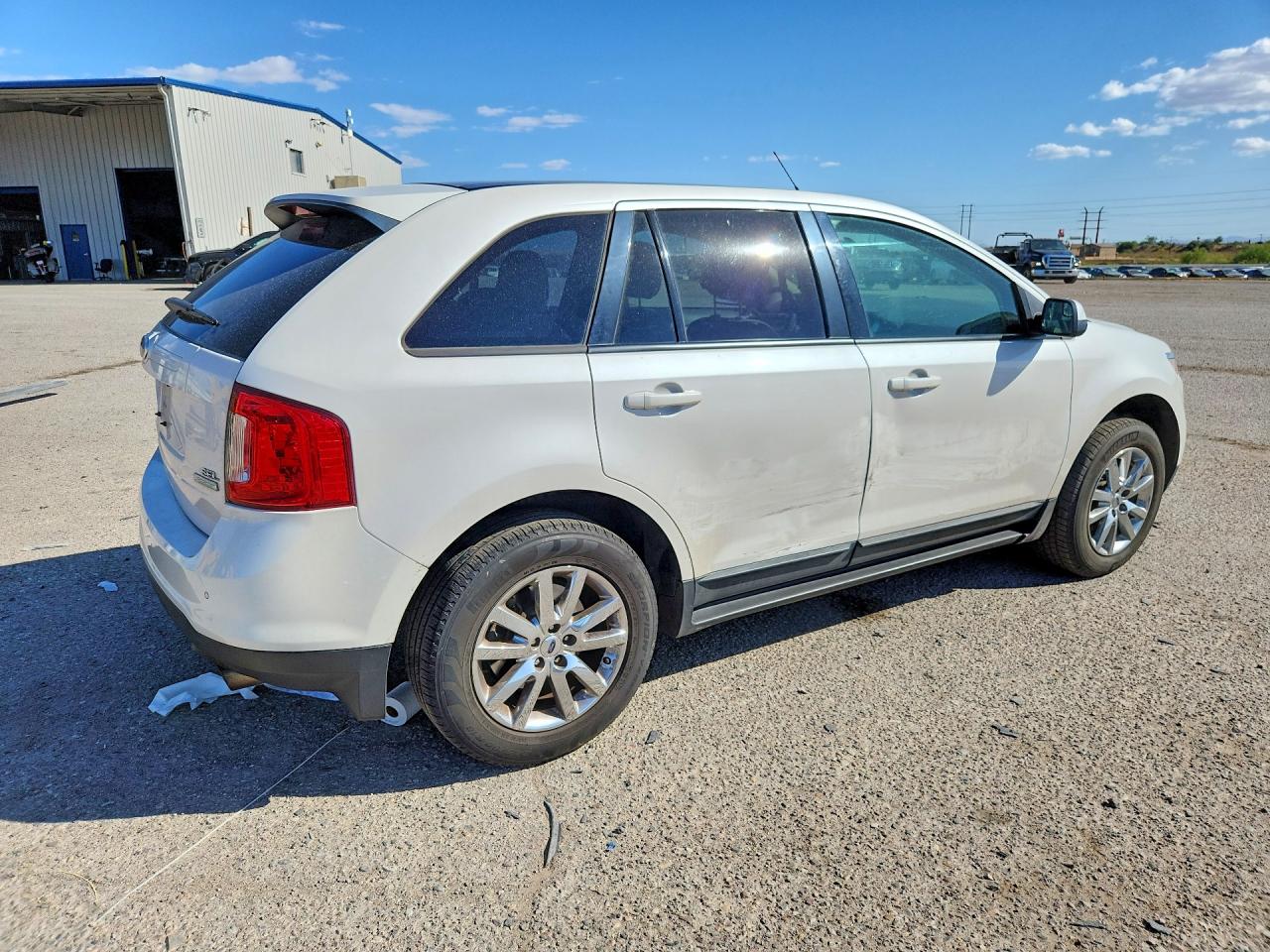 2013 Ford Edge Sel White vin: 2FMDK3J93DBC81916