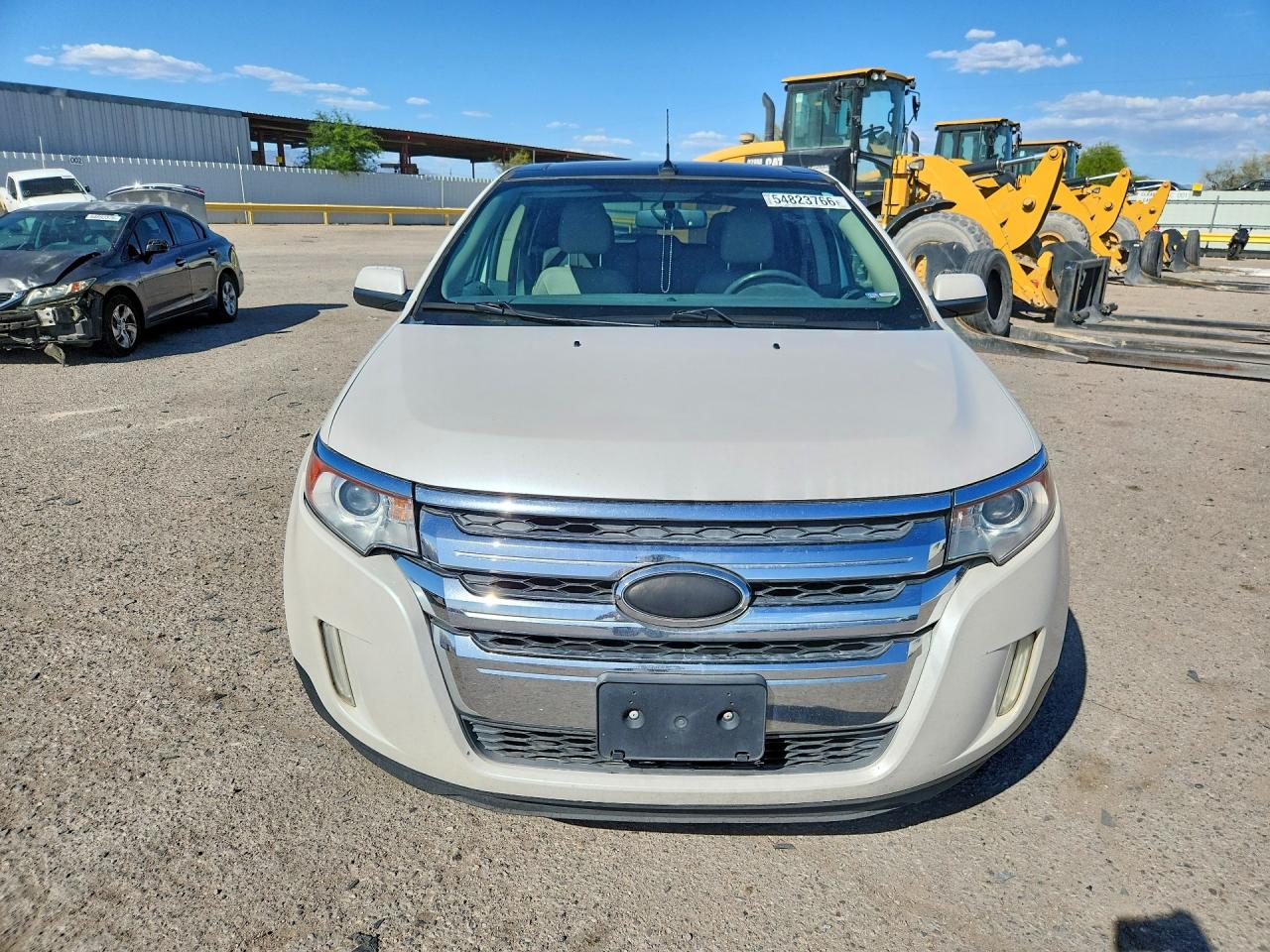 2013 Ford Edge Sel White vin: 2FMDK3J93DBC81916