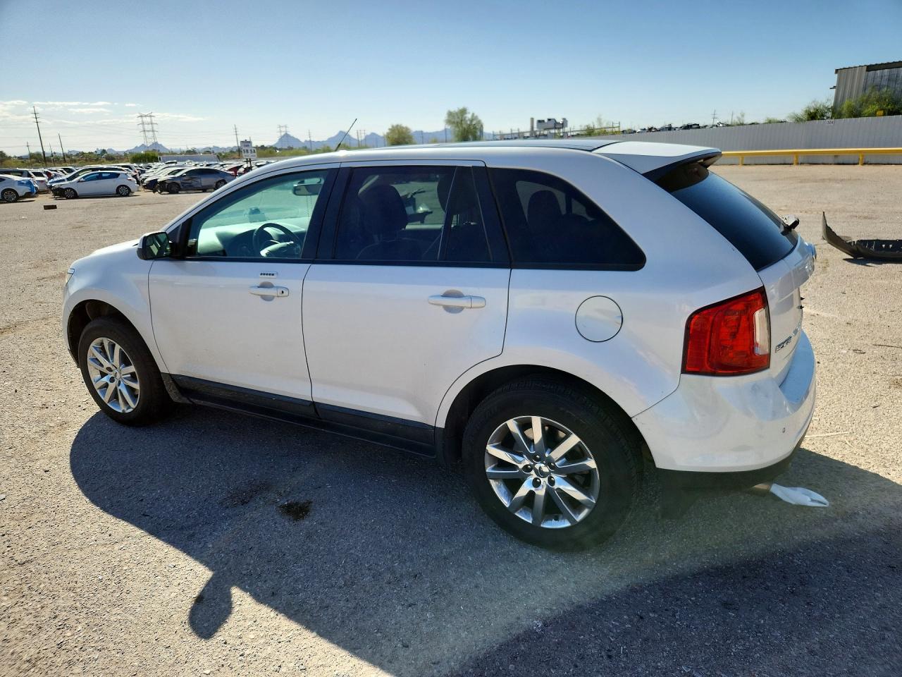 2013 Ford Edge Sel White vin: 2FMDK3J93DBC81916