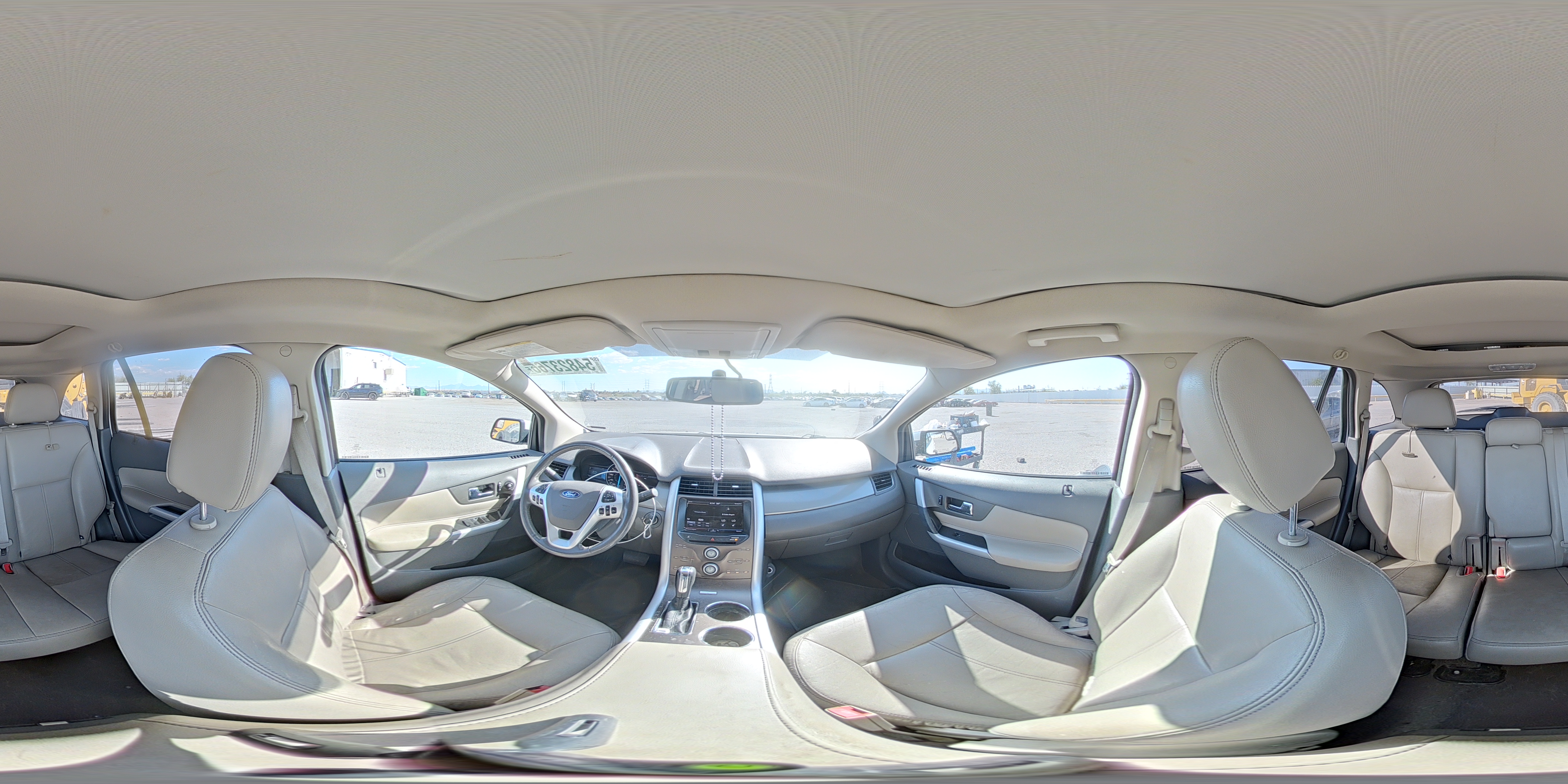 2013 Ford Edge Sel White vin: 2FMDK3J93DBC81916