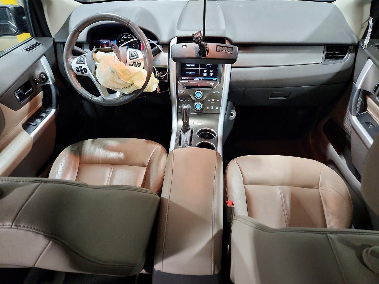 2014 Ford Edge Sel Brown vin: 2FMDK3J93EBA71334