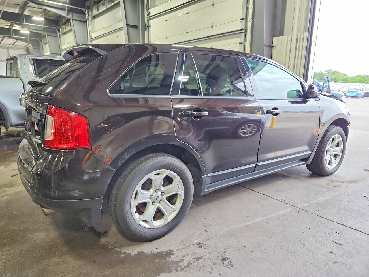 2014 Ford Edge Sel Brown vin: 2FMDK3J93EBA71334