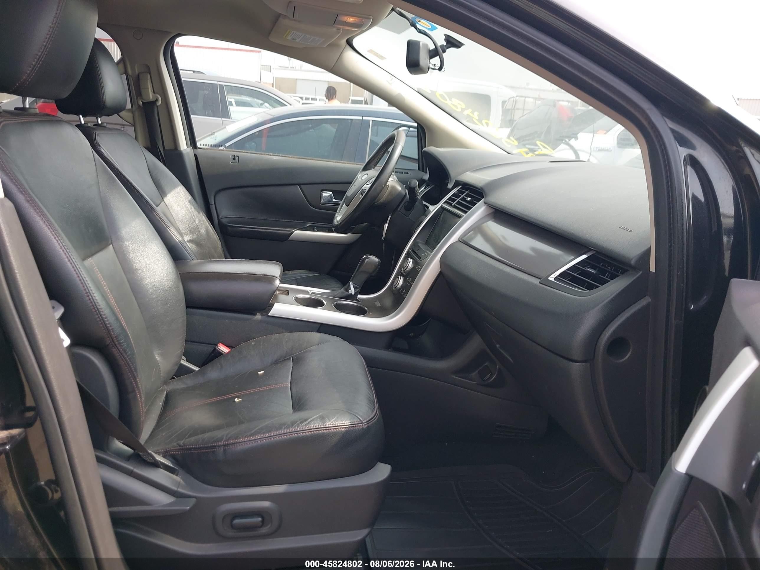 2012 Ford Edge Sel Black vin: 2FMDK3J94CBA49209