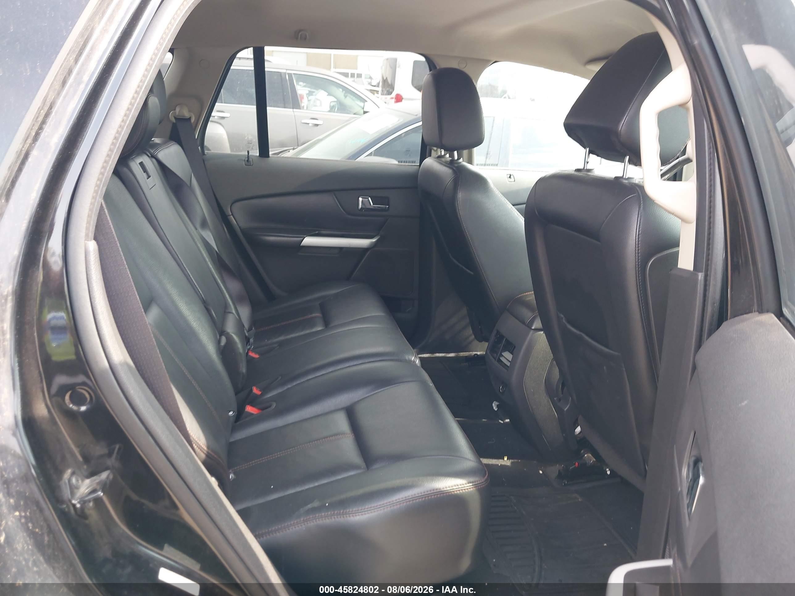 2012 Ford Edge Sel Black vin: 2FMDK3J94CBA49209