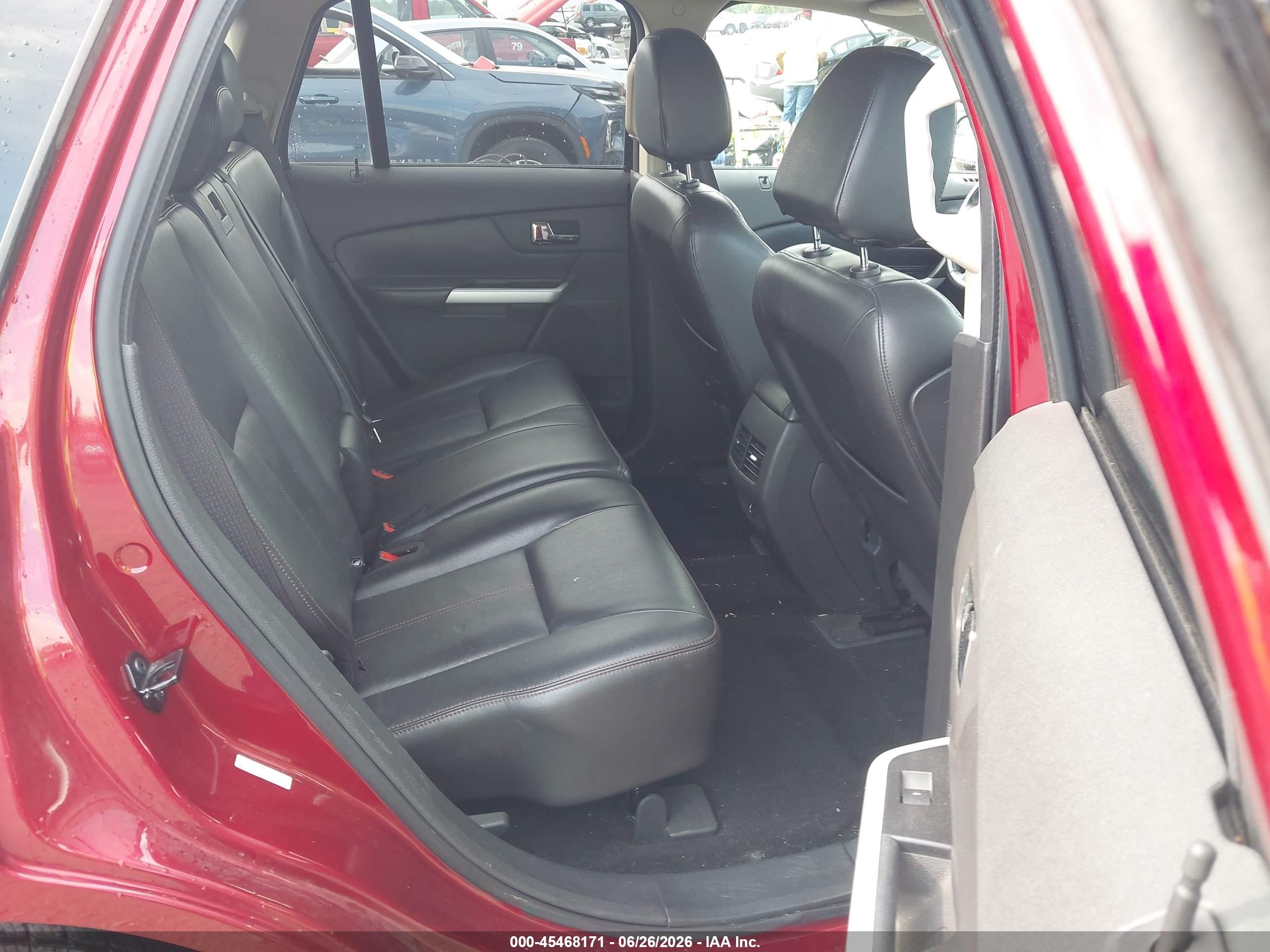 2013 Ford Edge Sel Red vin: 2FMDK3J95DBA43601