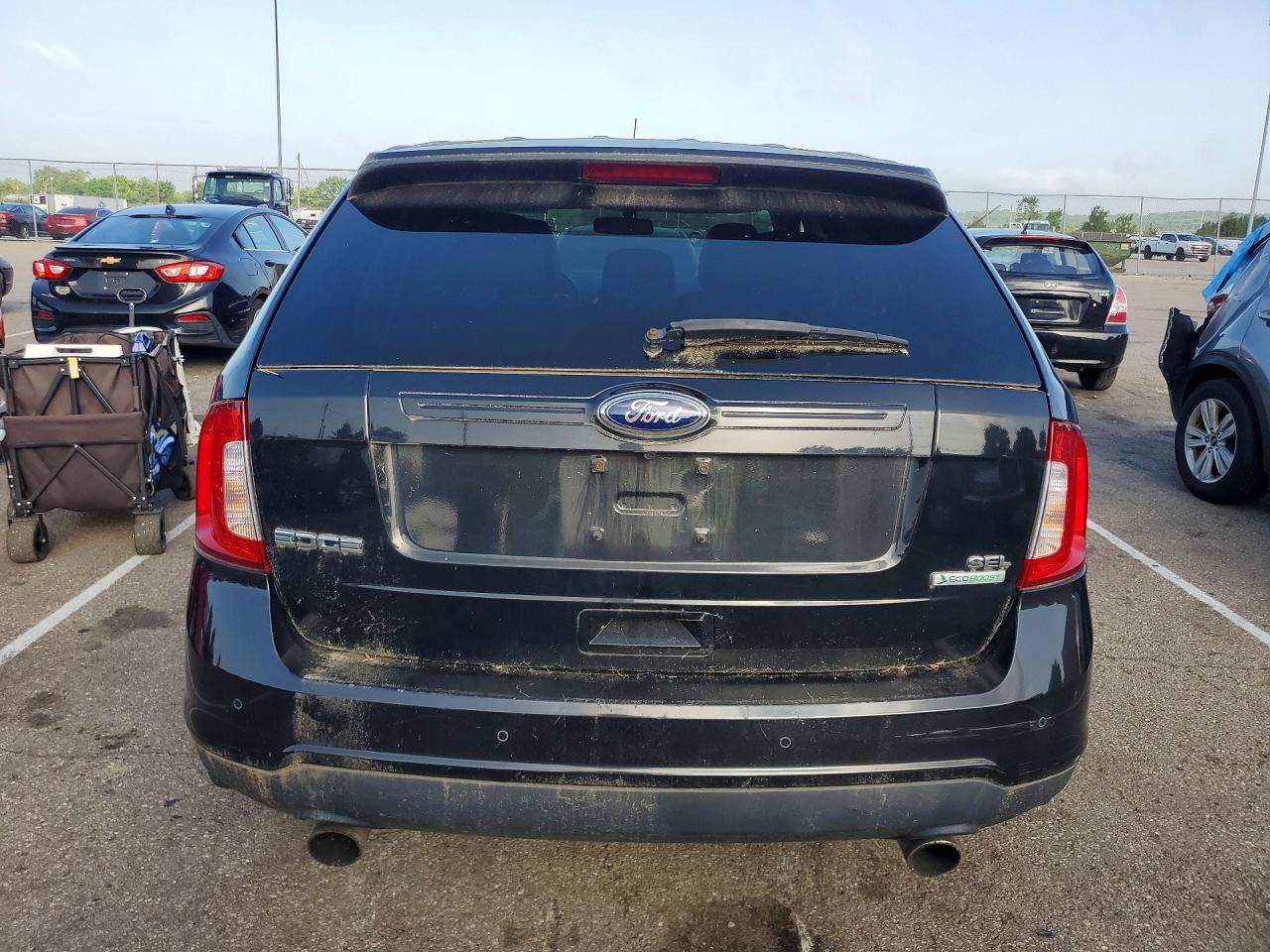 2013 Ford Edge Sel Black vin: 2FMDK3J95DBB16837