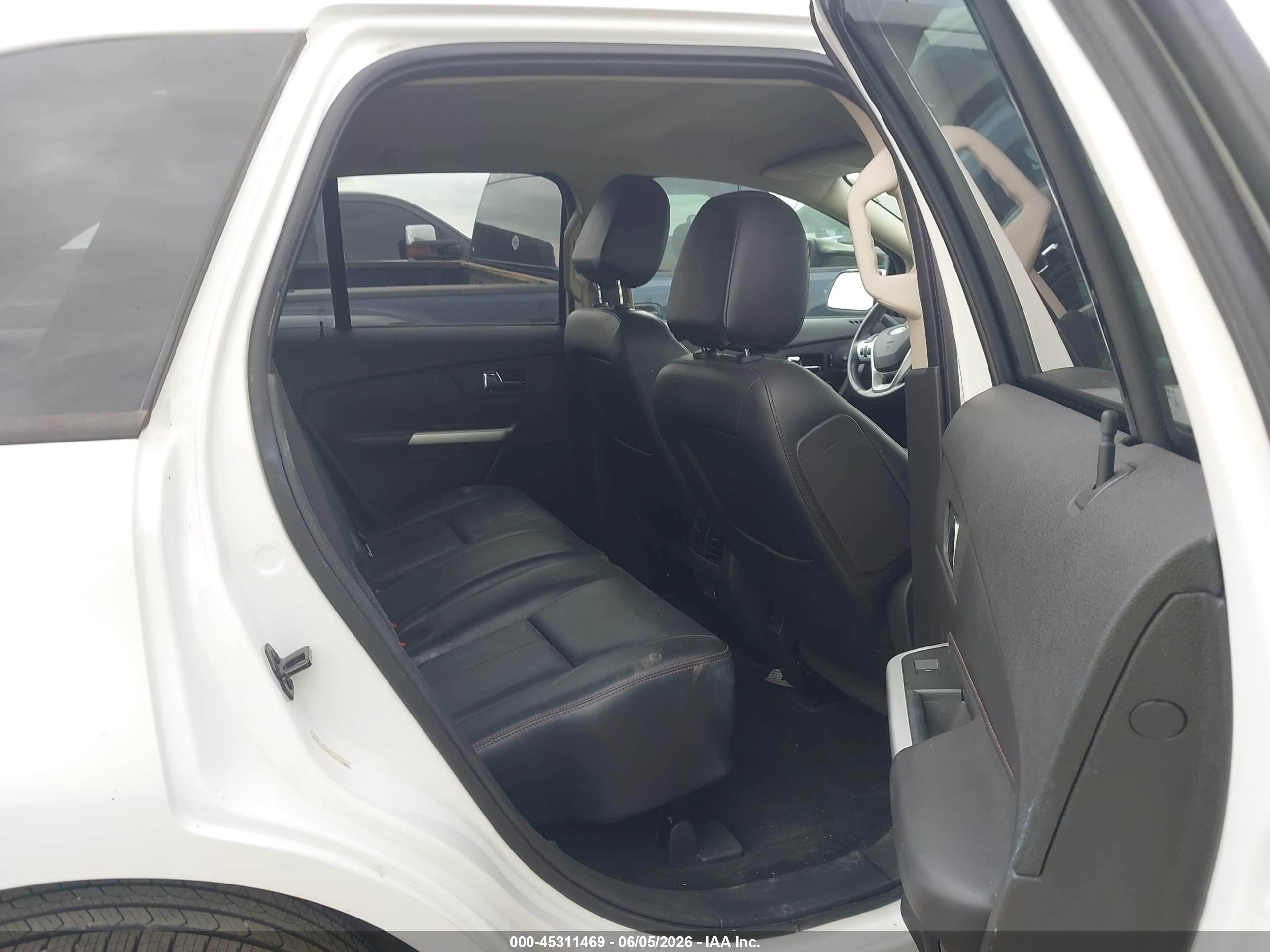 2013 Ford Edge Sel White vin: 2FMDK3J95DBB70025