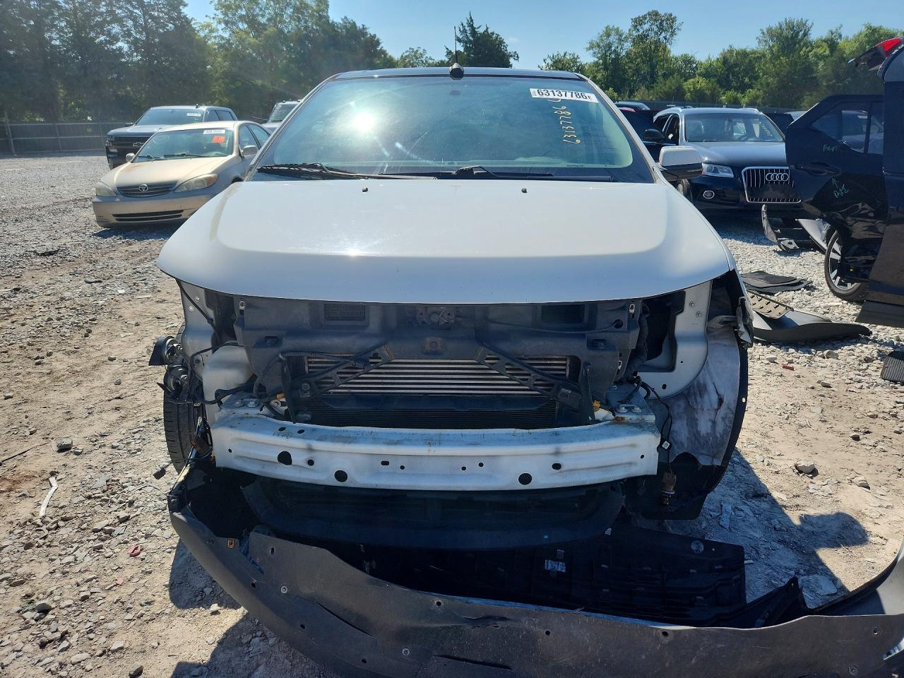 2013 Ford Edge Sel White vin: 2FMDK3J95DBC33480