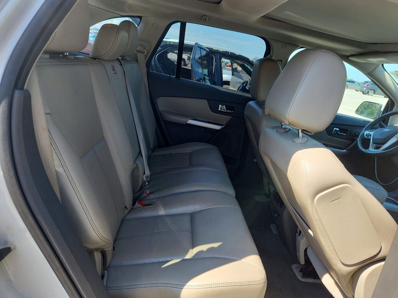 2013 Ford Edge Sel White vin: 2FMDK3J95DBC33480