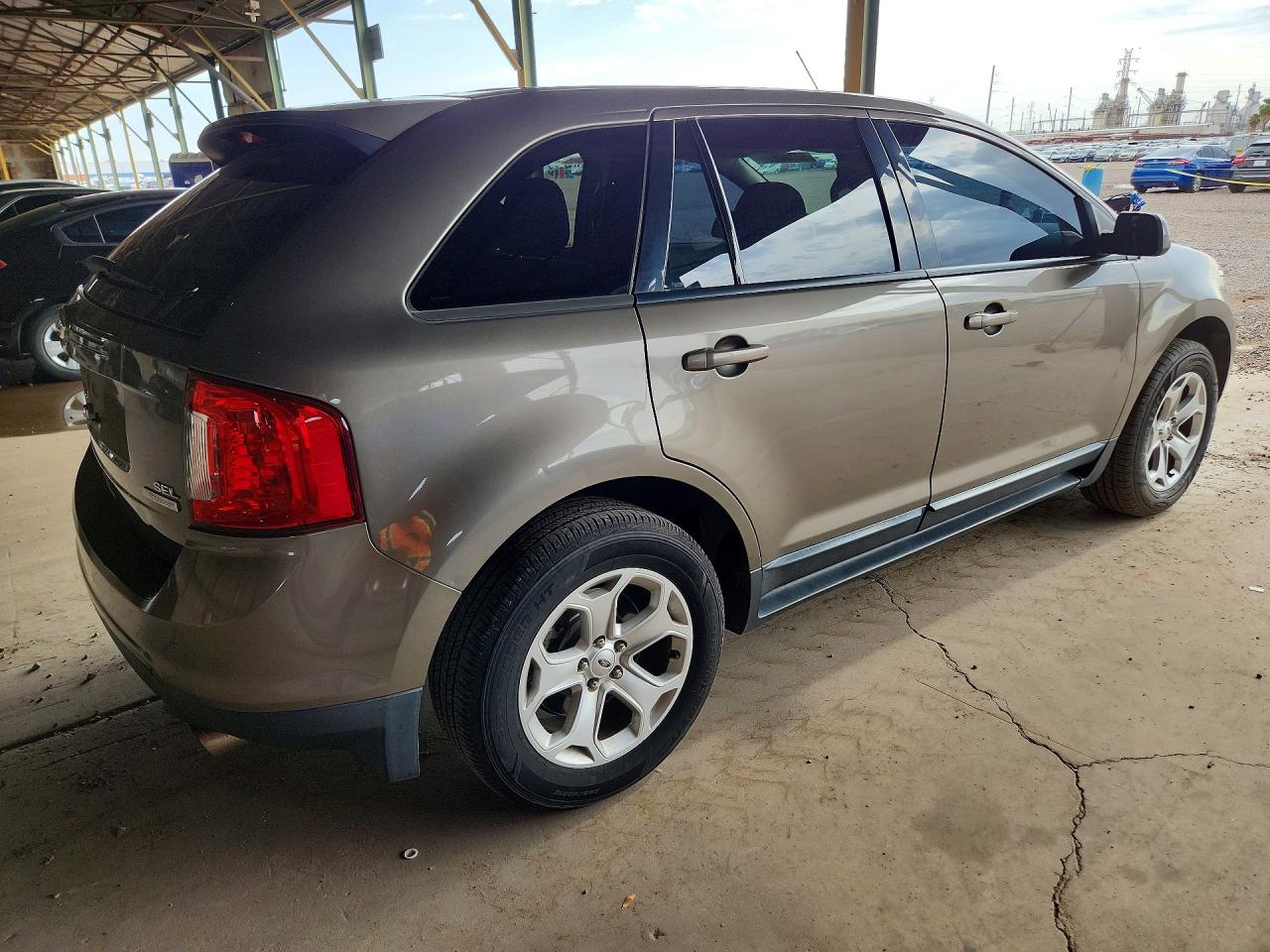 2013 Ford Edge Sel Brown vin: 2FMDK3J95DBC59223