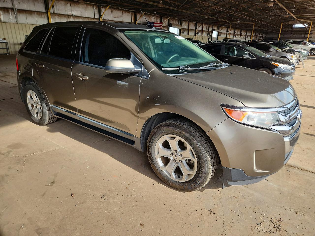 2013 Ford Edge Sel Brown vin: 2FMDK3J95DBC59223