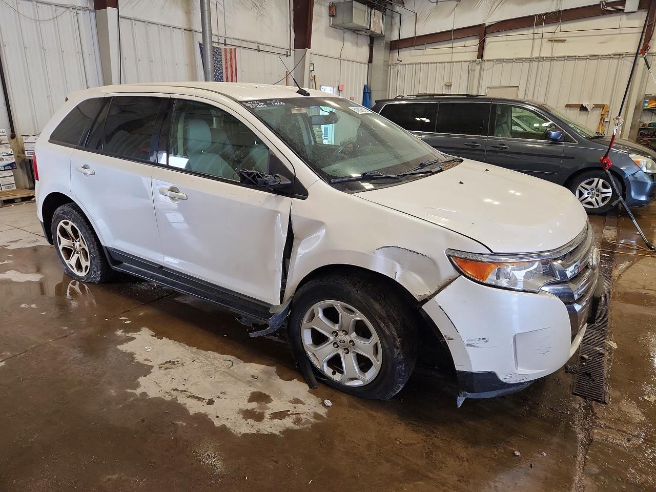 2013 Ford Edge Sel Белый vin: 2FMDK3J96DBC16221