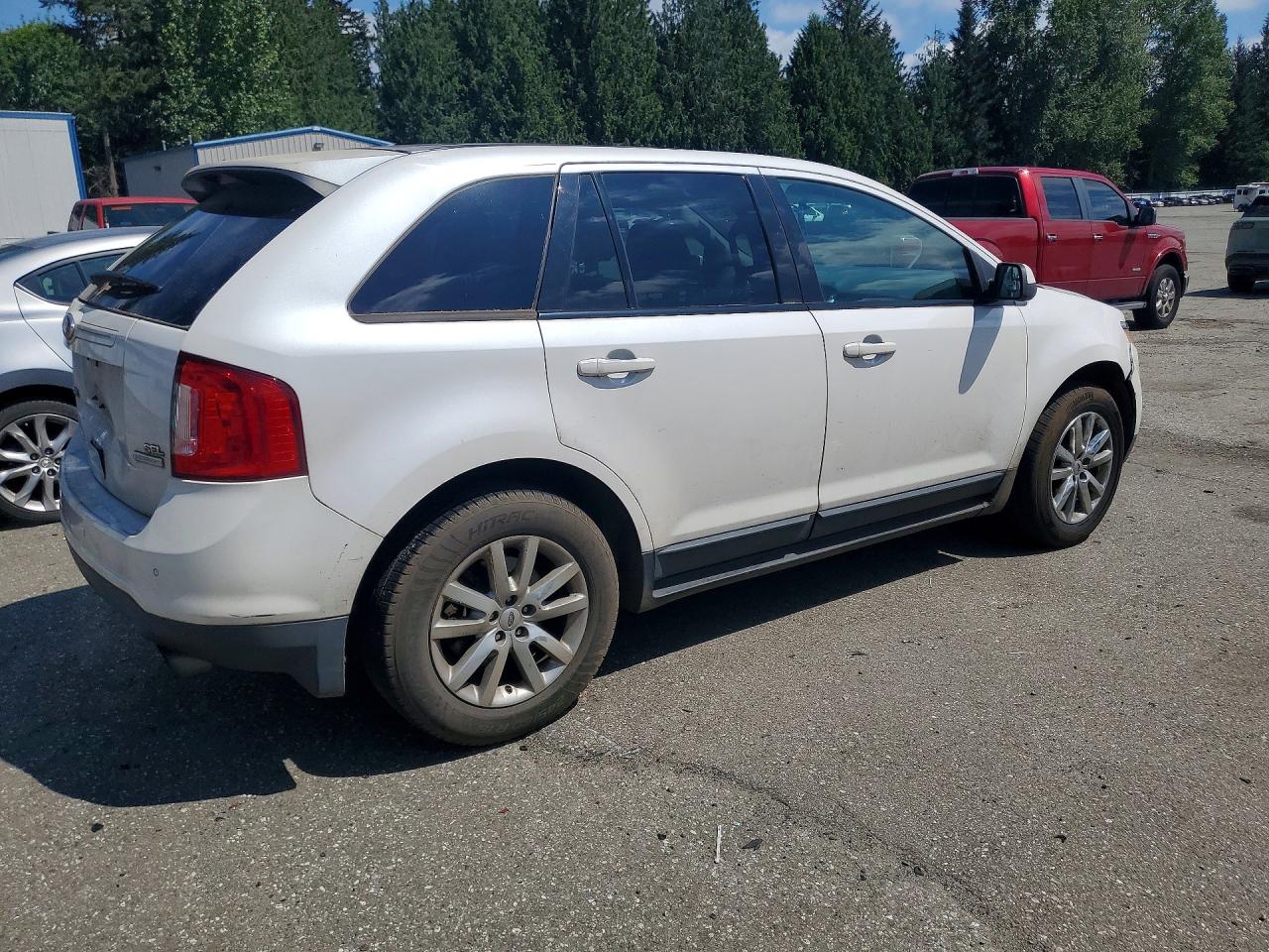 2013 Ford Edge Sel White vin: 2FMDK3J96DBC81991