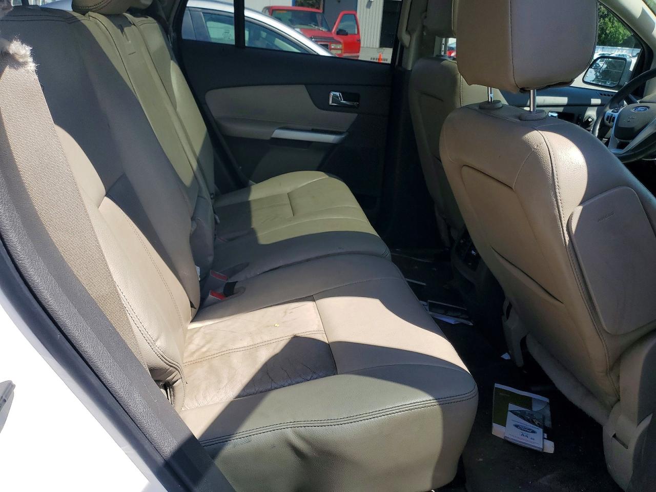 2013 Ford Edge Sel White vin: 2FMDK3J96DBC81991