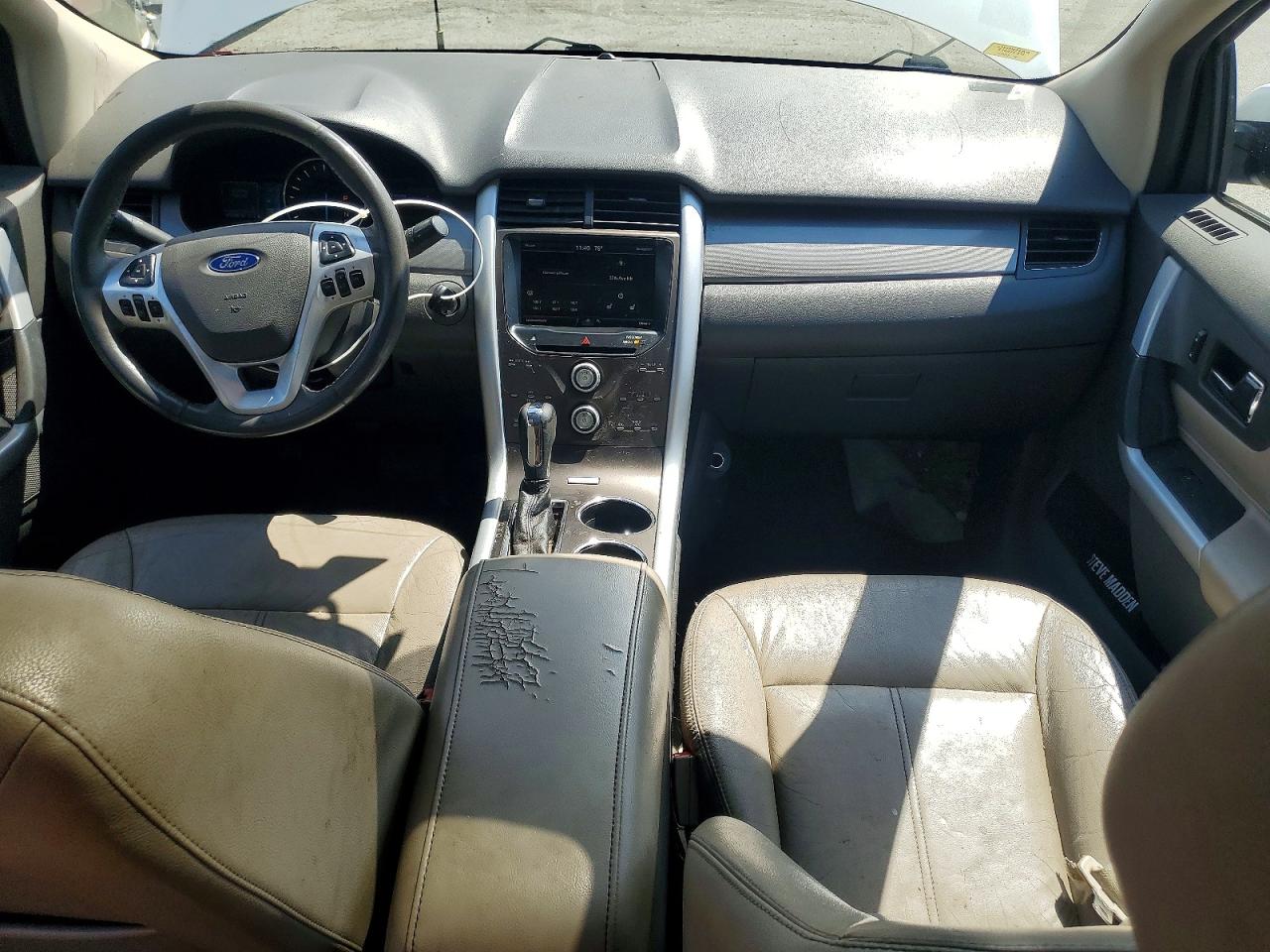 2013 Ford Edge Sel White vin: 2FMDK3J96DBC81991