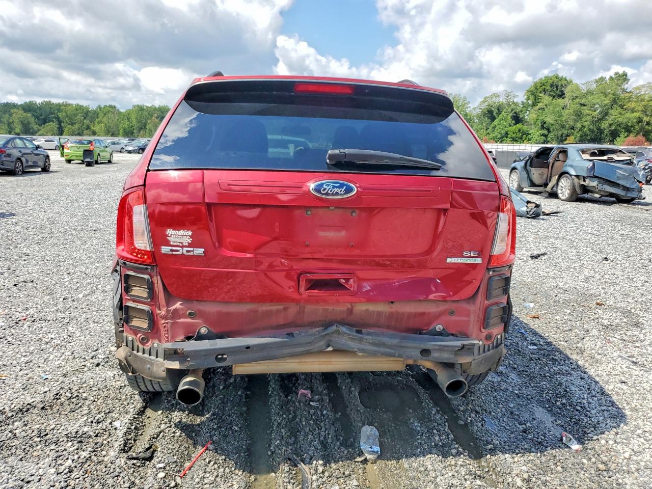 2014 Ford Edge Sel Burgundy vin: 2FMDK3J96EBA32561