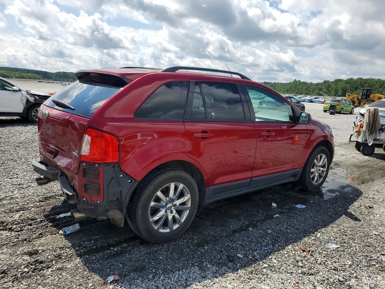 2014 Ford Edge Sel Burgundy vin: 2FMDK3J96EBA32561