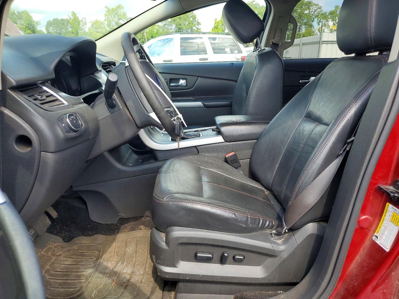 2014 Ford Edge Sel Burgundy vin: 2FMDK3J96EBA32561