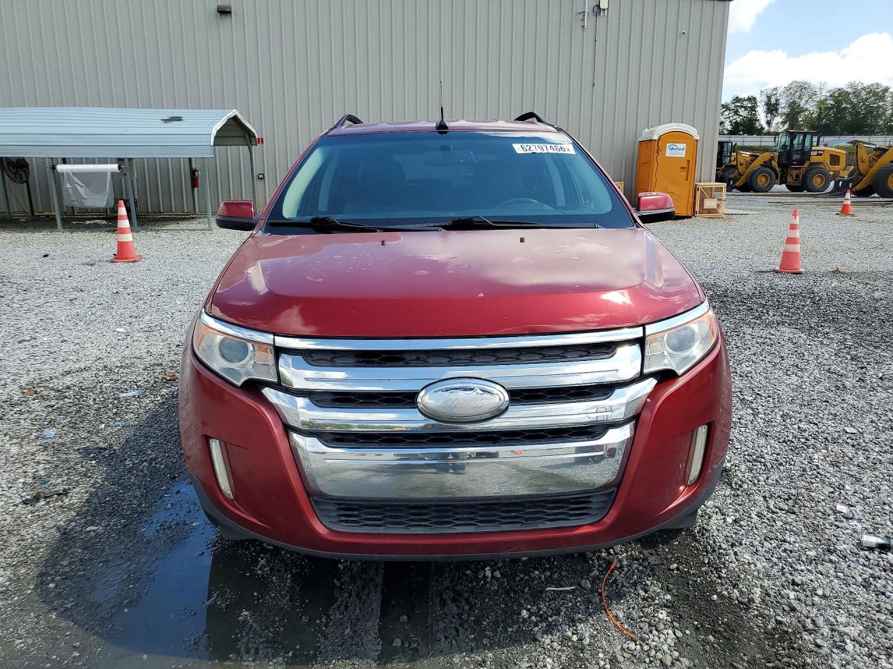 2014 Ford Edge Sel Burgundy vin: 2FMDK3J96EBA32561