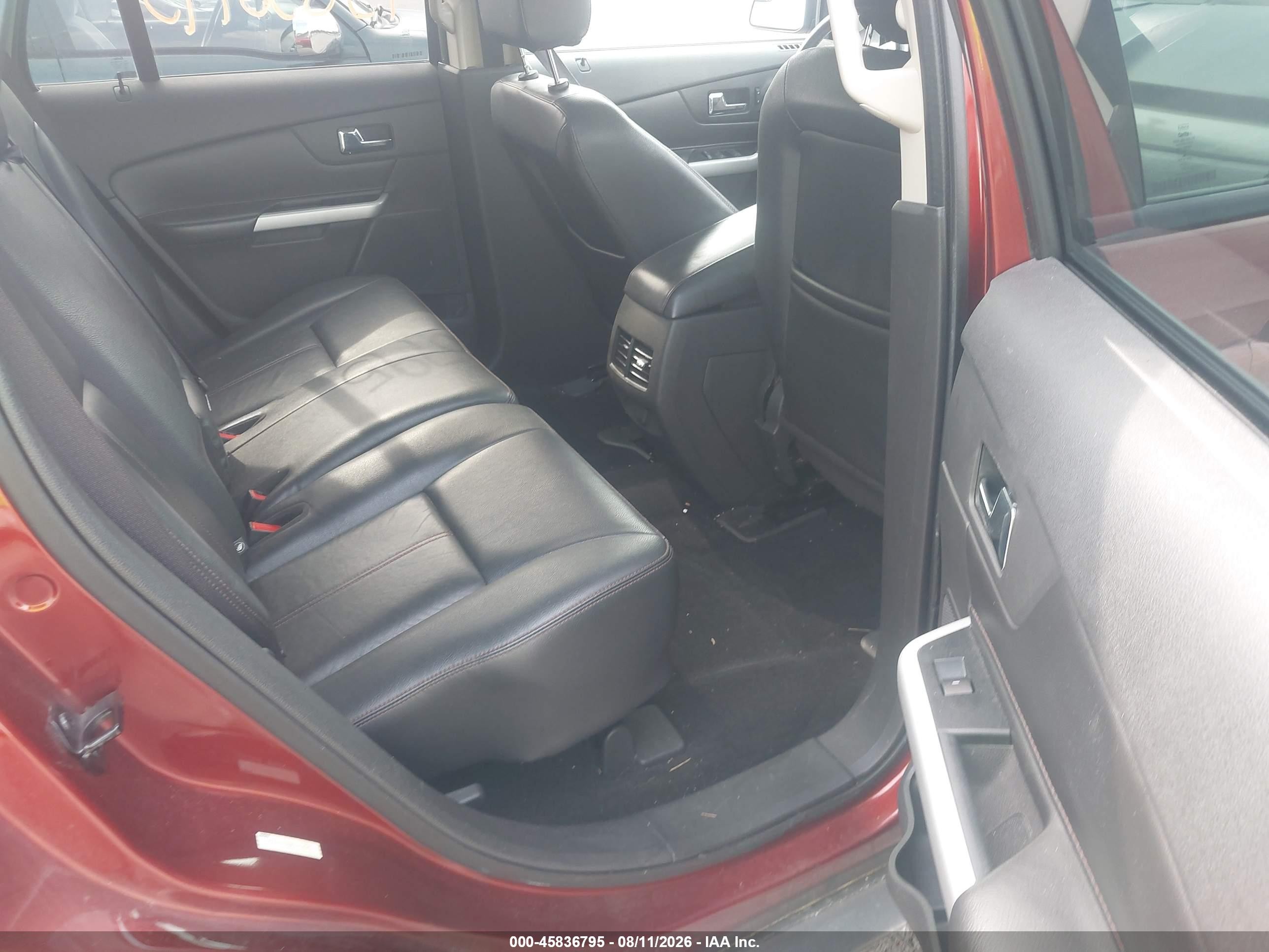 2014 Ford Edge Sel Burgundy vin: 2FMDK3J96EBA77399