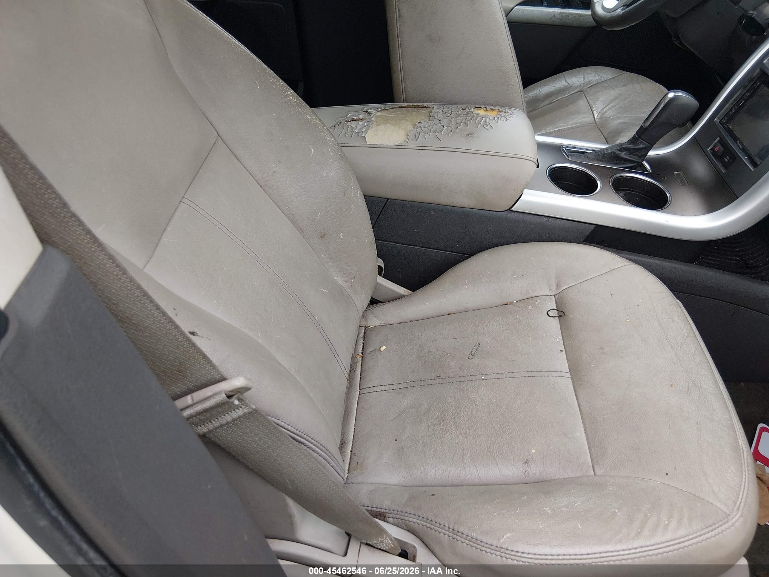 2012 Ford Edge Sel White vin: 2FMDK3J97CBA76873