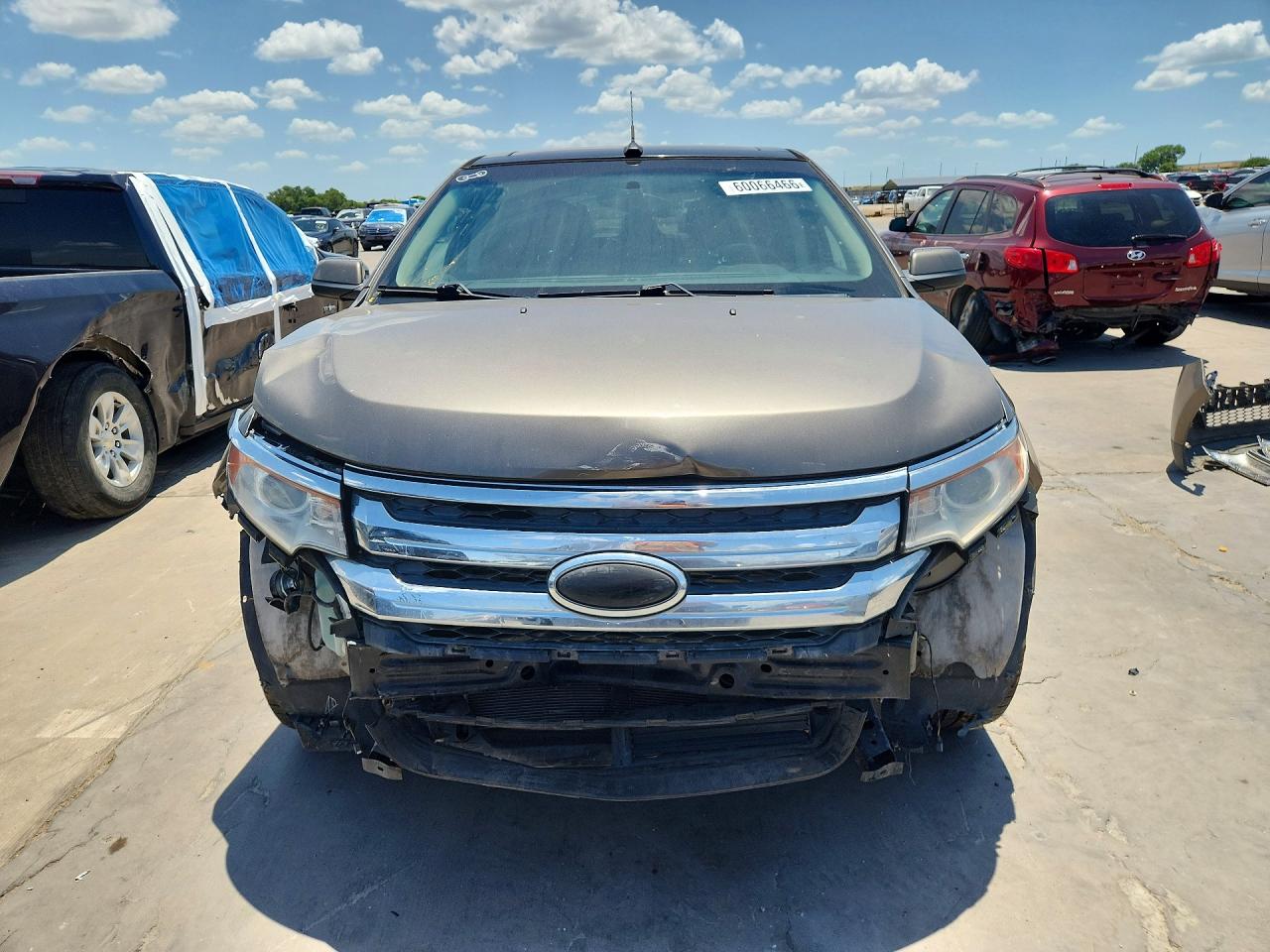 2013 Ford Edge Sel Gray vin: 2FMDK3J97DBC12825
