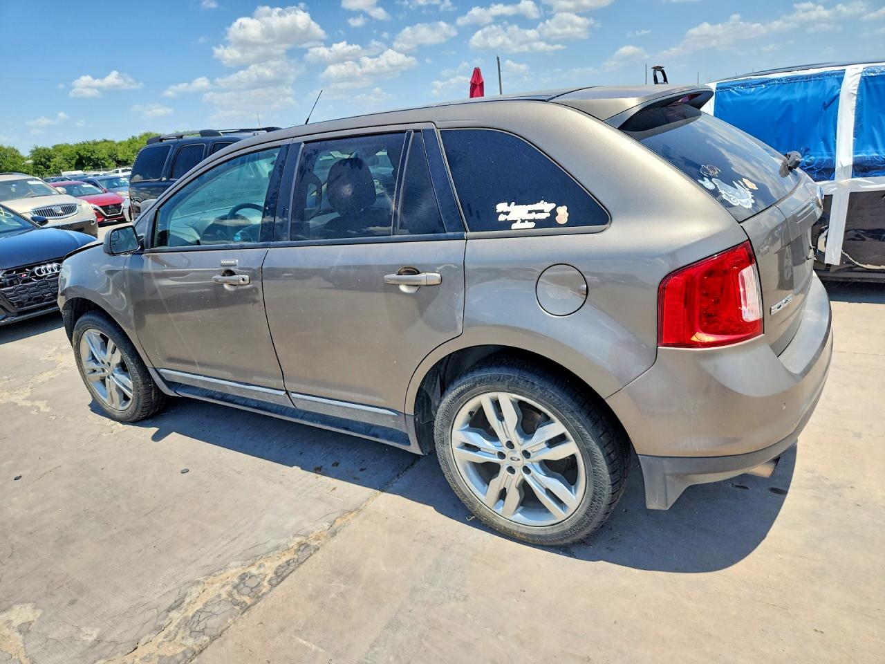 2013 Ford Edge Sel Gray vin: 2FMDK3J97DBC12825
