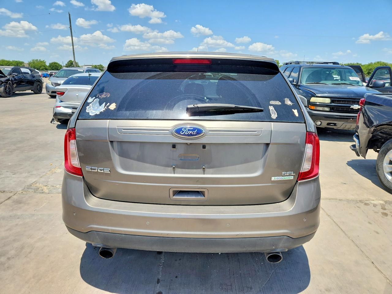 2013 Ford Edge Sel Gray vin: 2FMDK3J97DBC12825