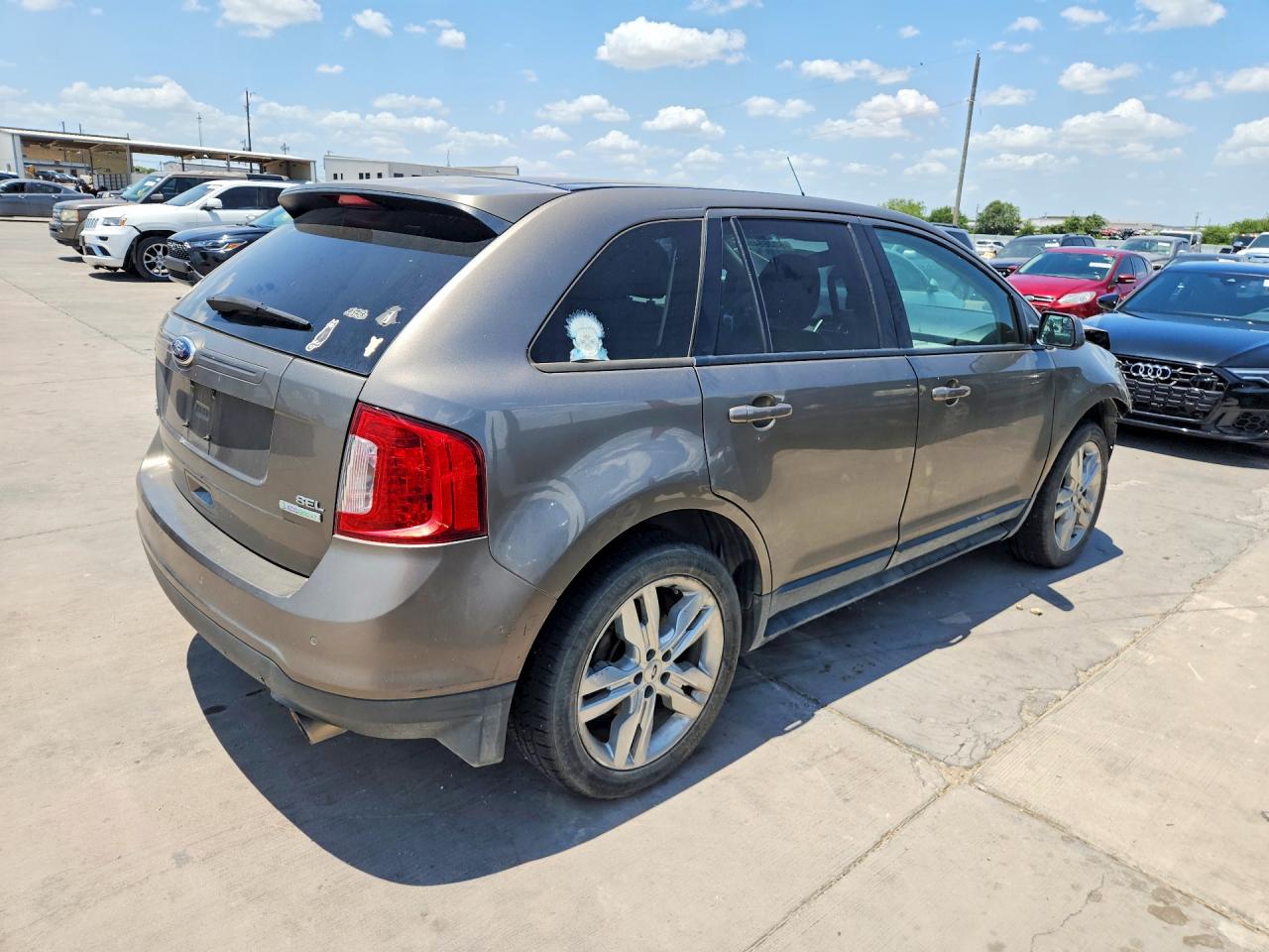 2013 Ford Edge Sel Gray vin: 2FMDK3J97DBC12825