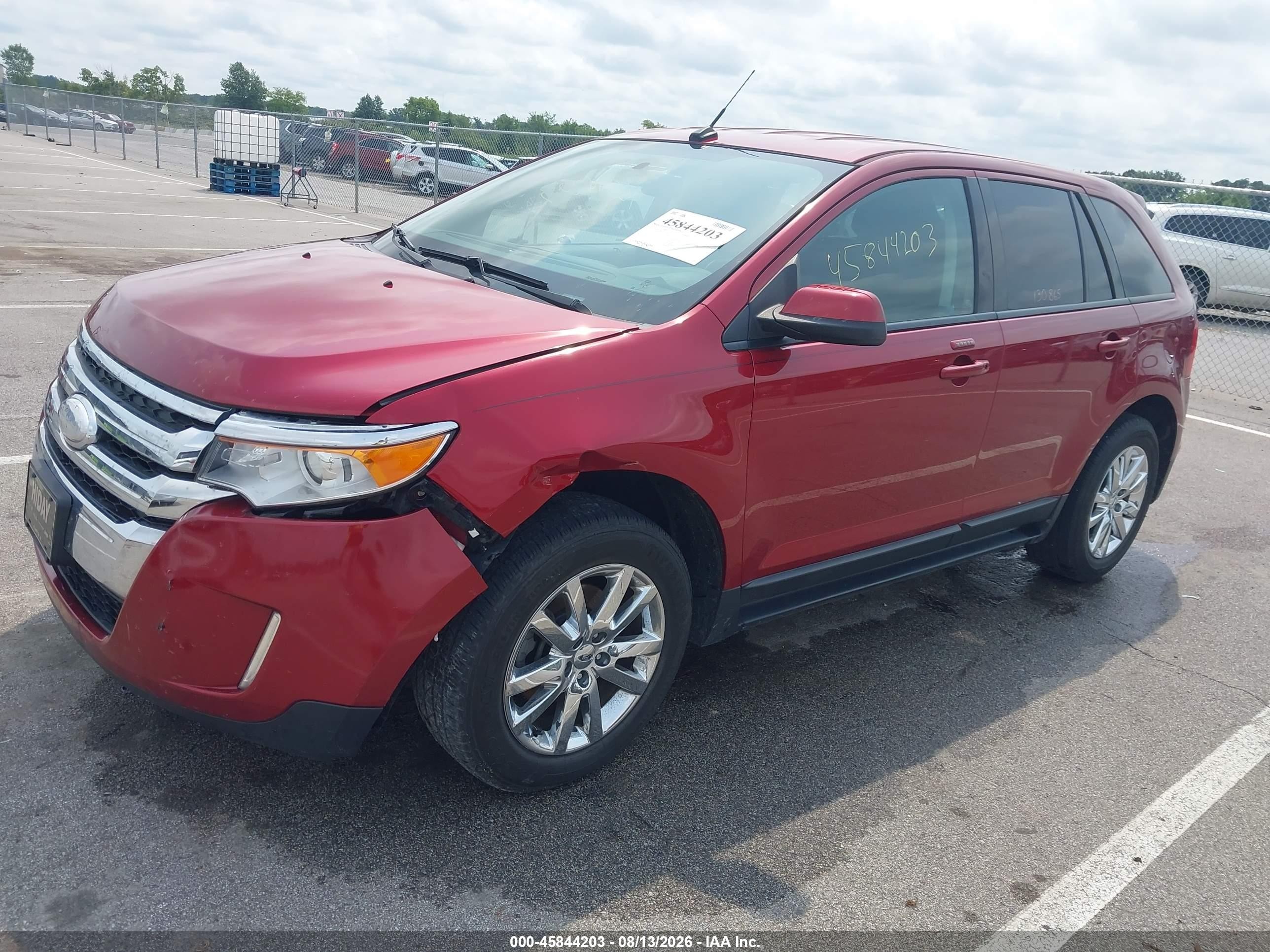 2013 Ford Edge Sel Бордовый vin: 2FMDK3J97DBC65525