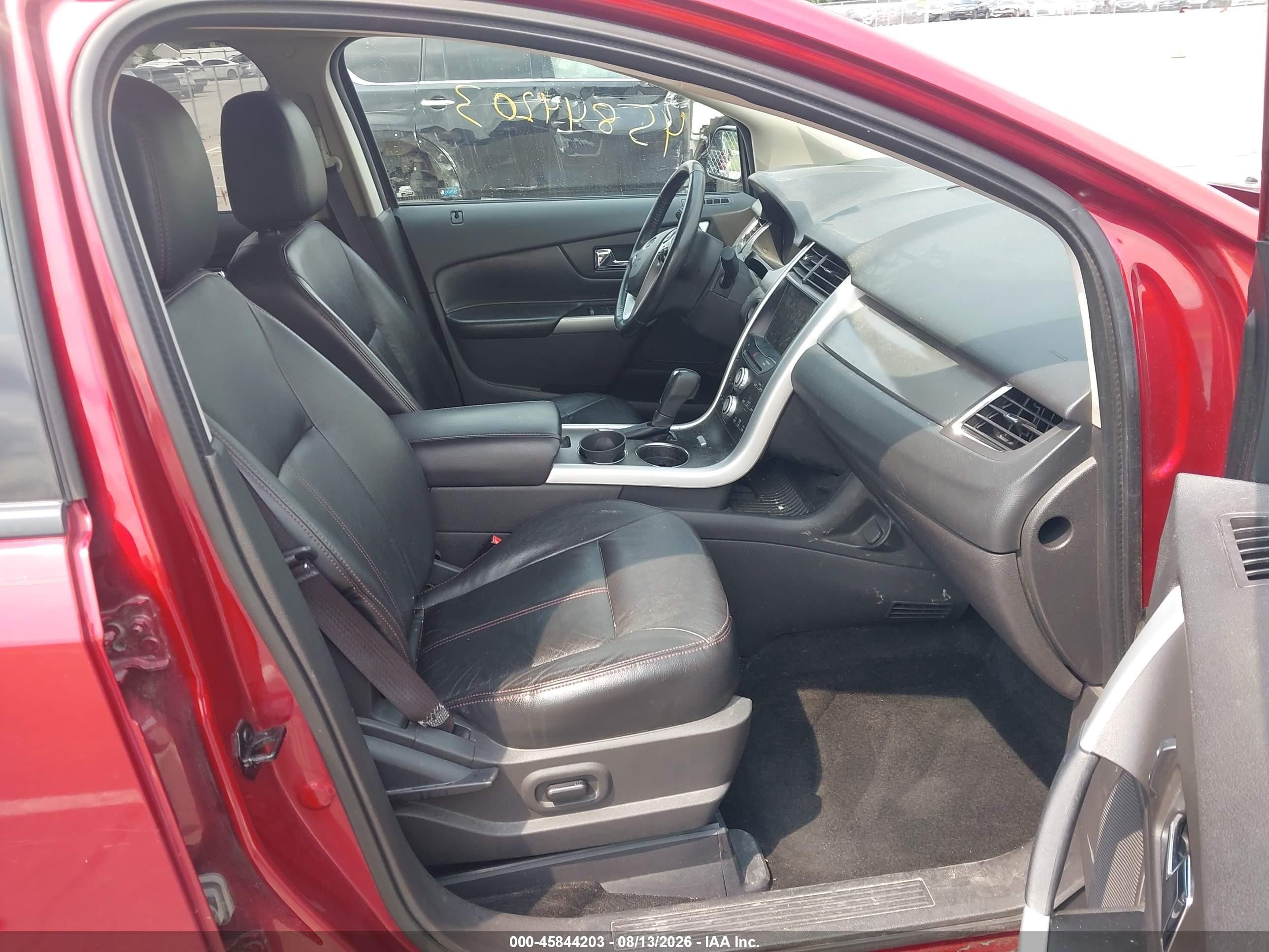 2013 Ford Edge Sel Бордовый vin: 2FMDK3J97DBC65525