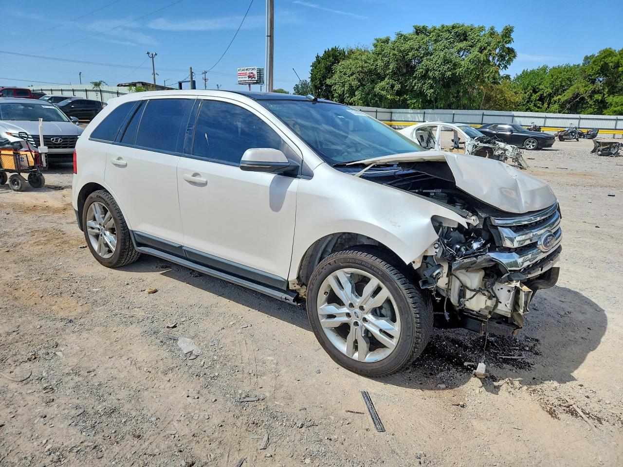 2012 Ford Edge Sel White vin: 2FMDK3J98CBA90930