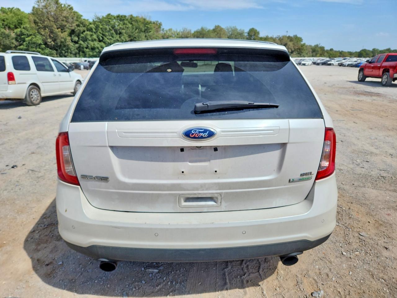 2012 Ford Edge Sel White vin: 2FMDK3J98CBA90930